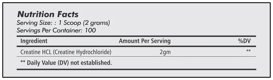 Klr.Fit Creatine HCL