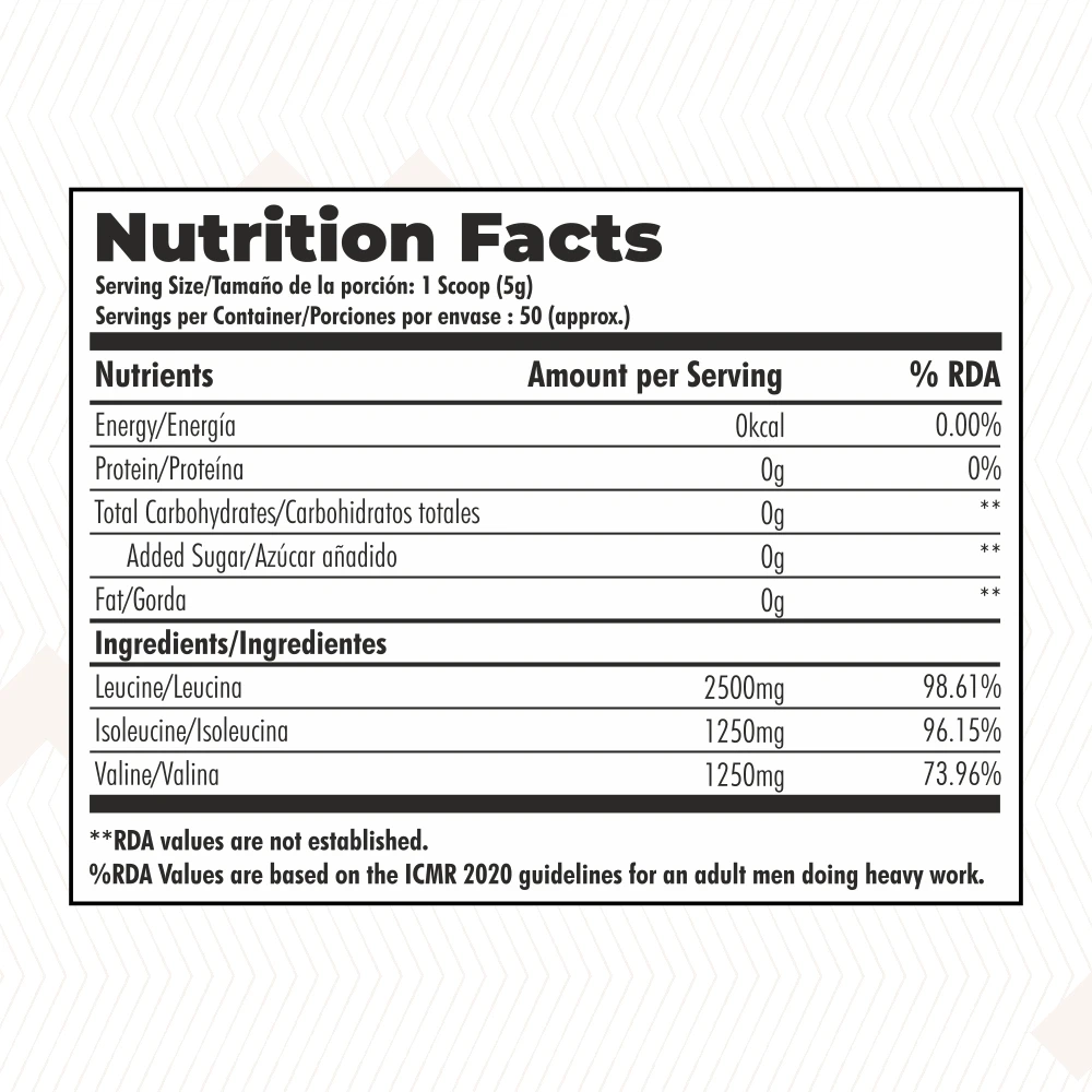 Klr.Fit BCAA 2:1:1 Klr.Fit's BCAA 2:1:1