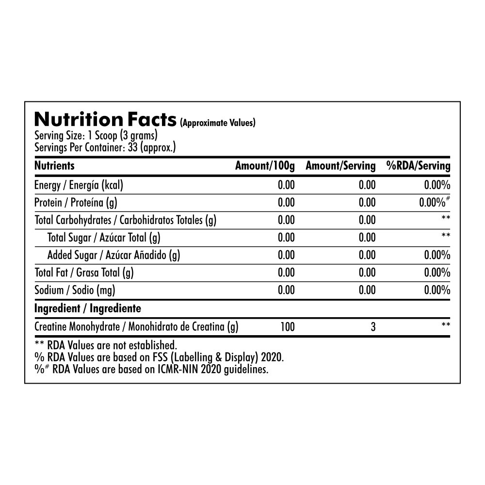 Creatine Monohydrate 100g - 5
